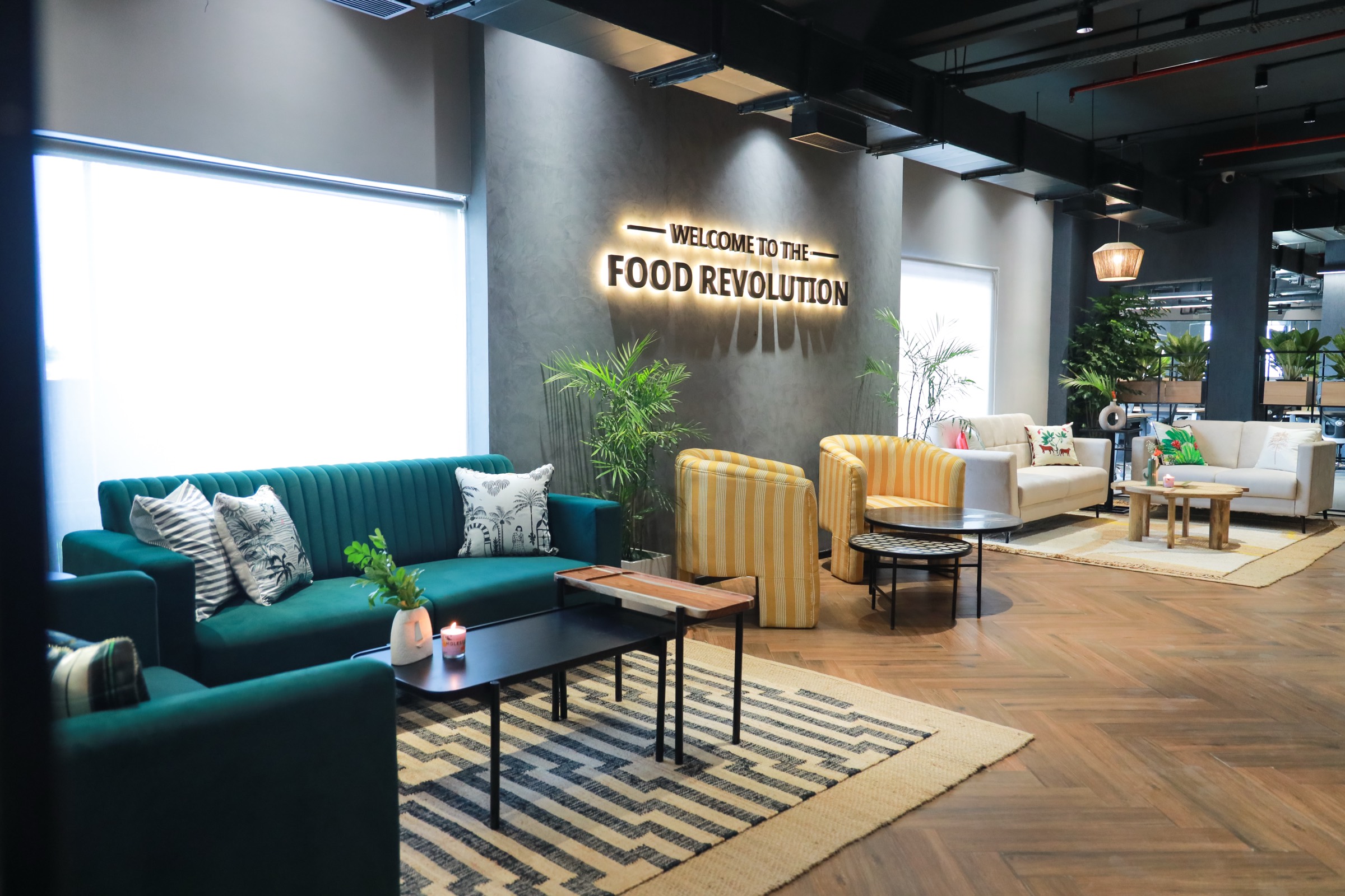FarMart team working at the office